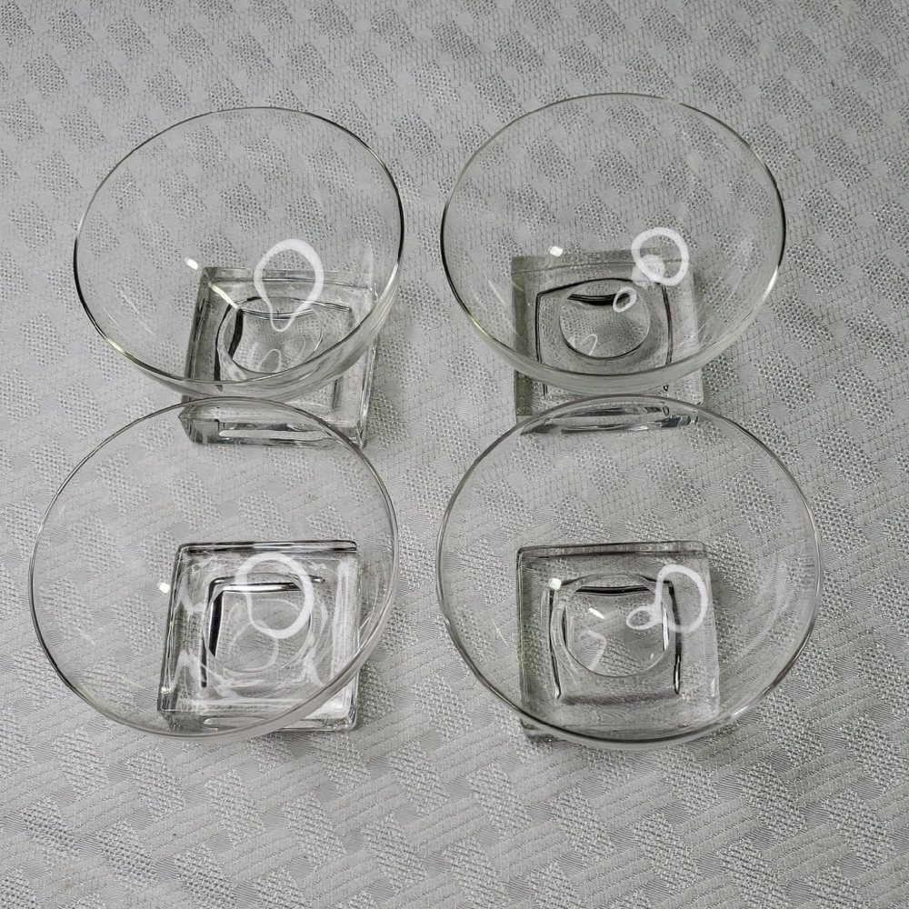 MCM 4 Cambridge Crystal Glass Sherbets